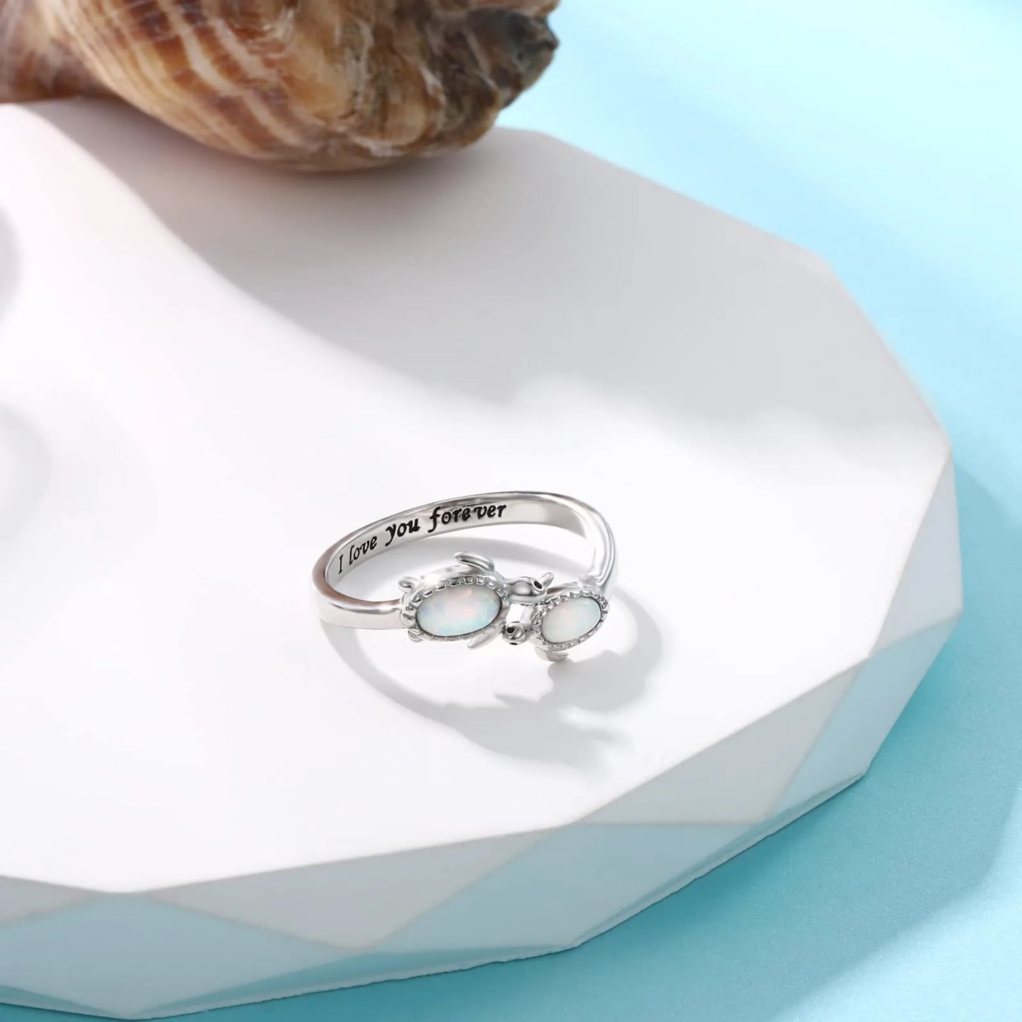 Turtle Pair Ring