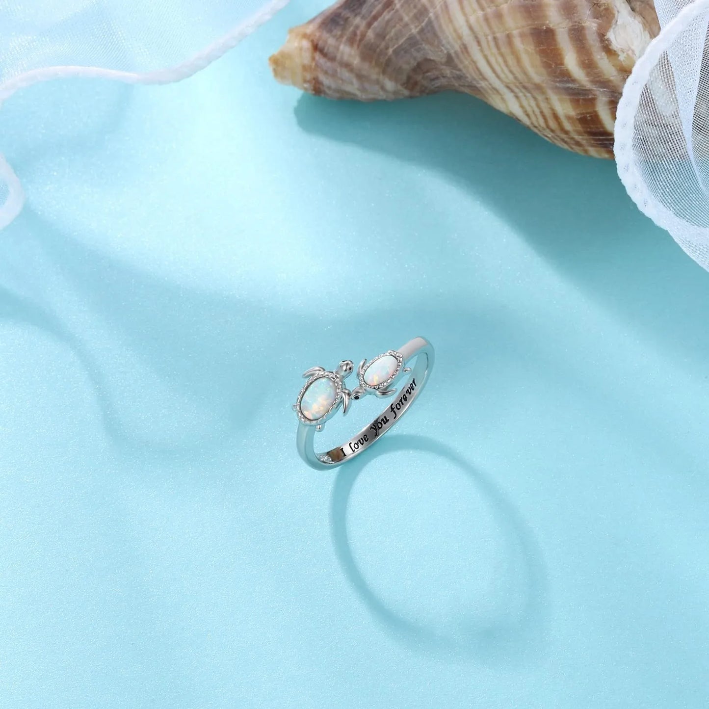 Turtle Pair Ring